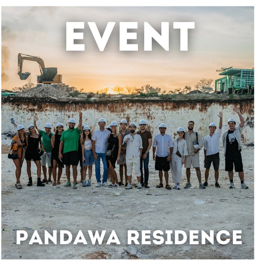 We recently held a wonderful event at the construction site of the Pandawa Residence complex.